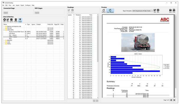 How to measure the wall thickness of truck fuel tank - application case of ultrasonic coating Thickness Gauge with picture 3