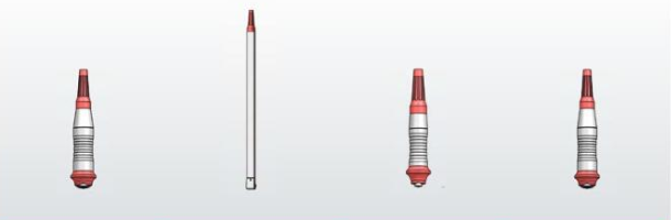 EPK MiniTest2500/4500 Coating Thickness Gauge Probe Model Table with Figure 1