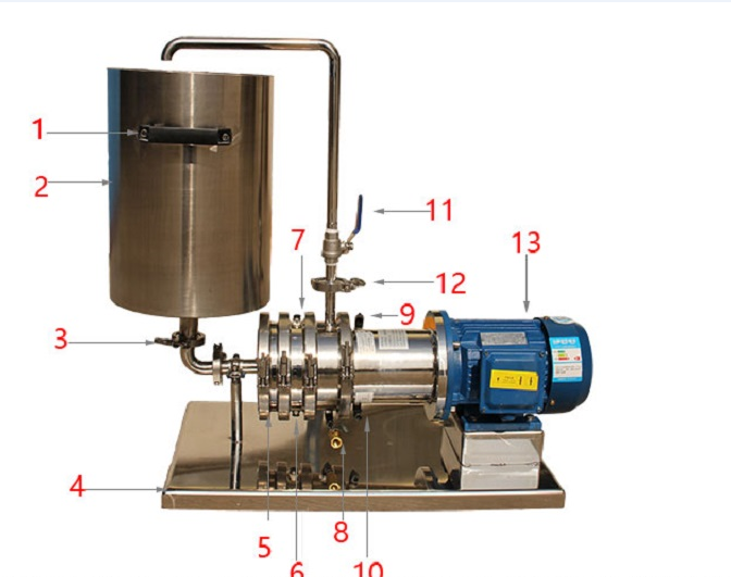 Muxuan MXR-2.2-3 laboratory three-stage emulsification pump details Figure 3