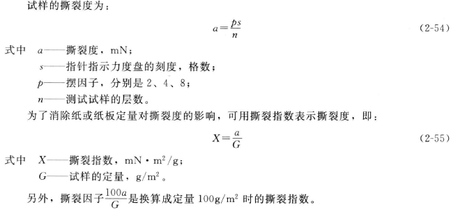 Elmandorf single tear test method with picture 2