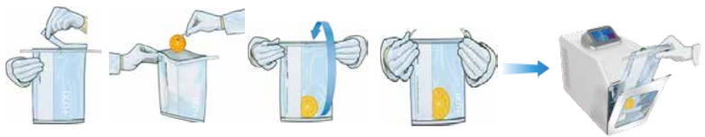How to use the sterile homogenizer correctly? Graphic version with picture 5