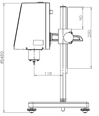 HUINUO  RVDV-2 Digital Display Rotary Viscometer Details Figure 2