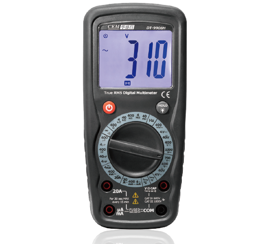 How does a digital multimeter measure?  What precautions?  Picture 1