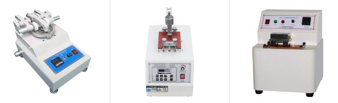 How does the ink abrasion Tester test the quality of the label?  Picture 1