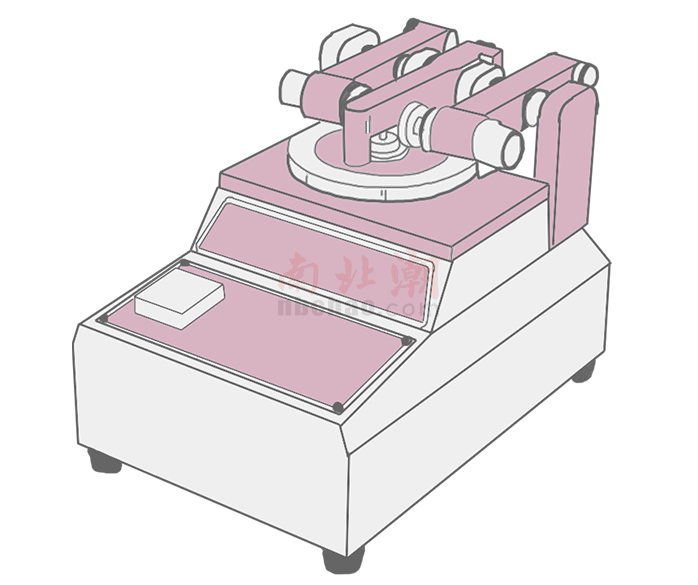 Determination of the wear resistance of the ink film layer with an abrasion Tester with Figure 1