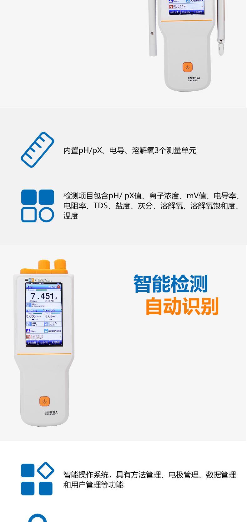 Ray Magnetic DZB-718L-C Water Quality Tester Details Figure 2