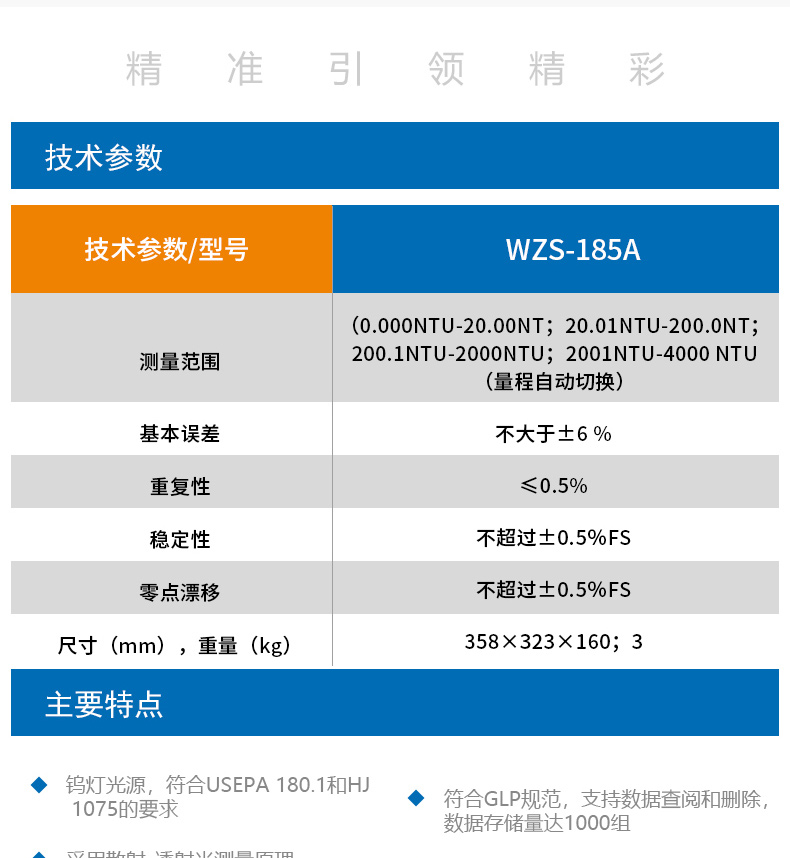Detail Figure 8 of the WZS-188 Turbidity Meter