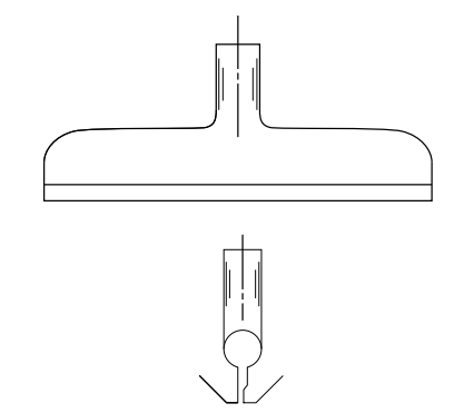 The principle and design of the shunt tube for coat hanger mold coating 2