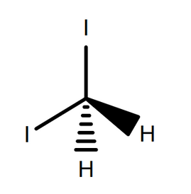 The structure of diiodomethane