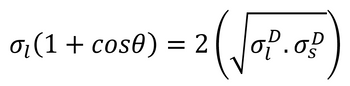 The van-oss-good equation for purely dispersed liquids
