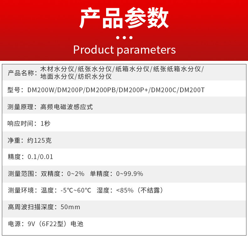 Details of Qingdao Tuoke DM200C Surface Moisture Meter 9