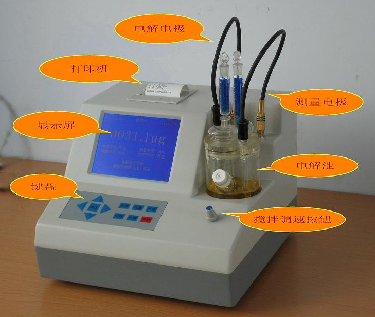 Pingxuan PXws-2000 Karl Fischer Moisture Analyzer Details Figure 1