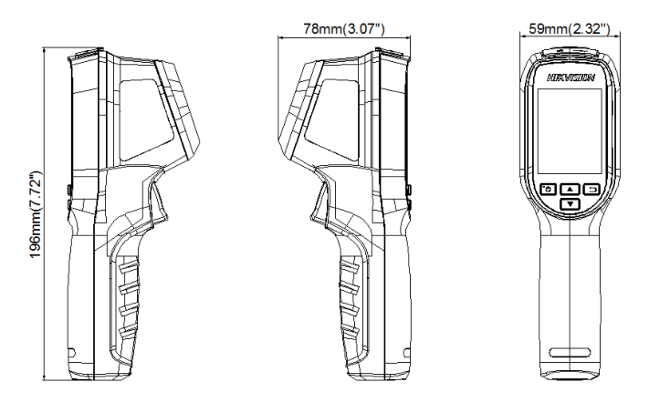 Hikvision Weiying HM-TPH10-3AUF Handheld Temperature Measurement Thermal Imager Details Figure 1