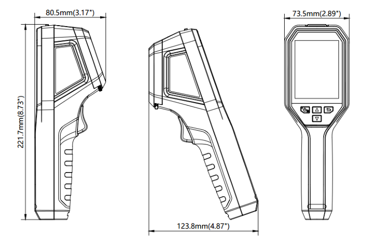Hikvision Weiying HM-TPH11-3AXF Handheld Temperature Measurement Thermal Imager Details Figure 1