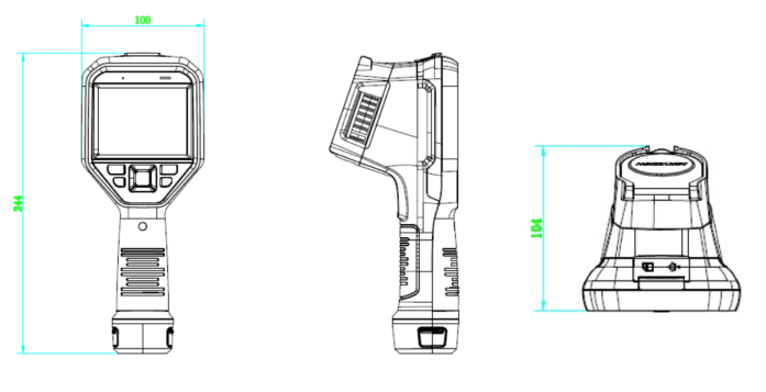 Hikvision Weiying HM-TPH16-6VF/W Handheld Temperature Measurement Thermal Imager Details Figure 1