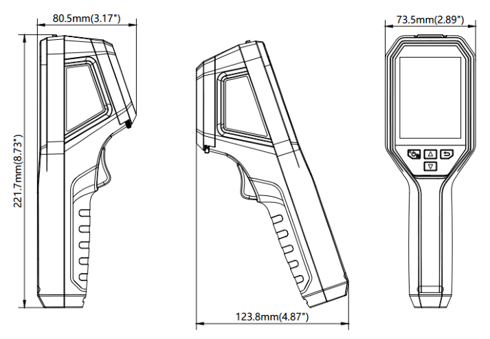 Hikvision Weiying HM-TPH21Pro-3AQF Handheld Temperature Measurement Thermal Imager Details Figure 1