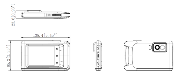 Haikang Weiying HM-TPK200-3AQF/W handheld temperature measurement thermal imaging camera details picture 1