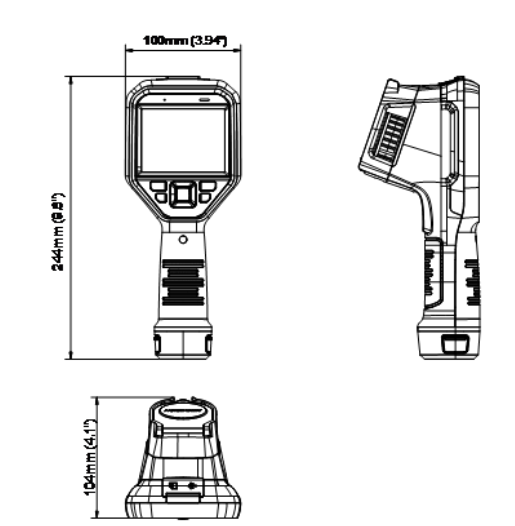 Hikvision Weiying HM-TPH26-7QF/W Handheld Temperature Measurement Thermal Imager Details Figure 1