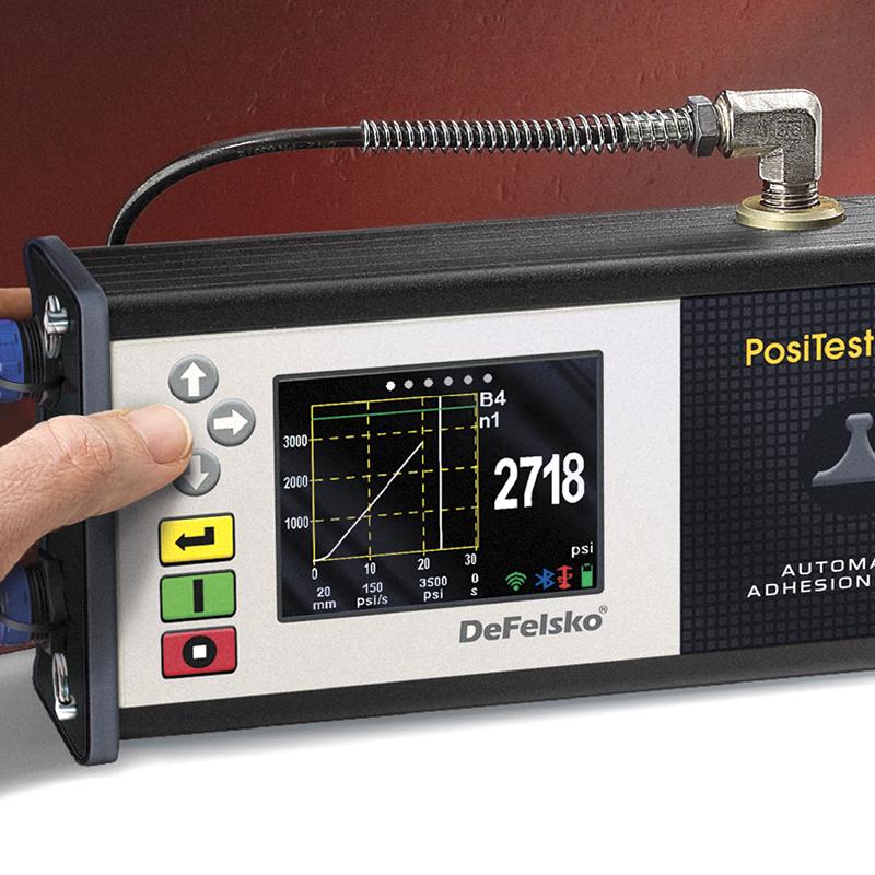 Pull-up adhesion test