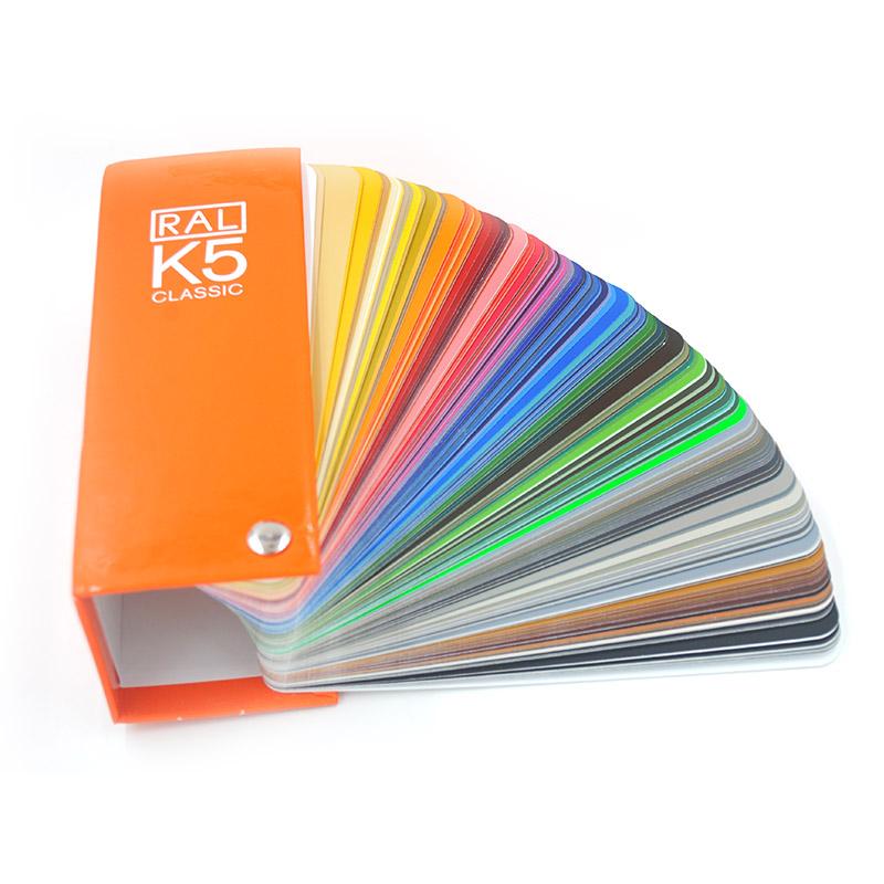 K5 Color Chart