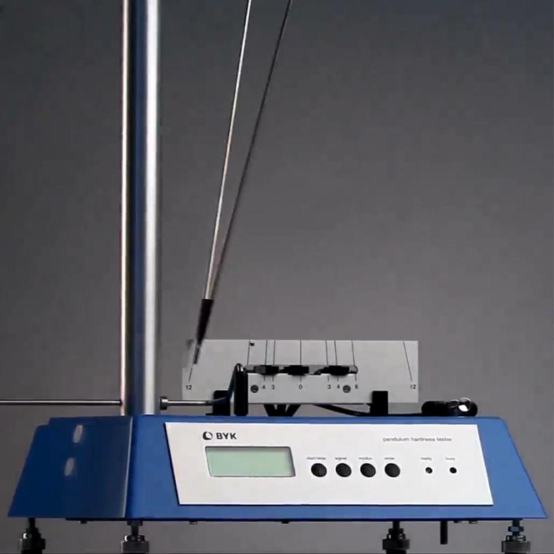 Swing bar hardness testing: a method for evaluating film hardness Figure 1