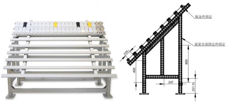MODERNER XD-747 Exposure rack 280 pieces Figure 1