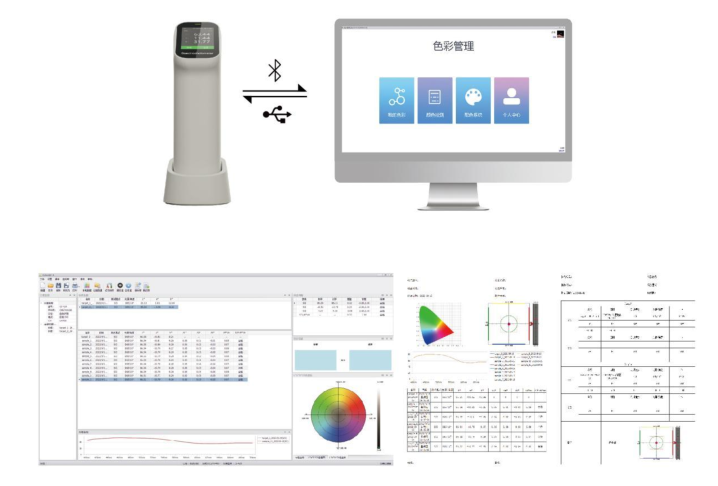 Color spectrum DS-100 Colorimeter details Figure 6