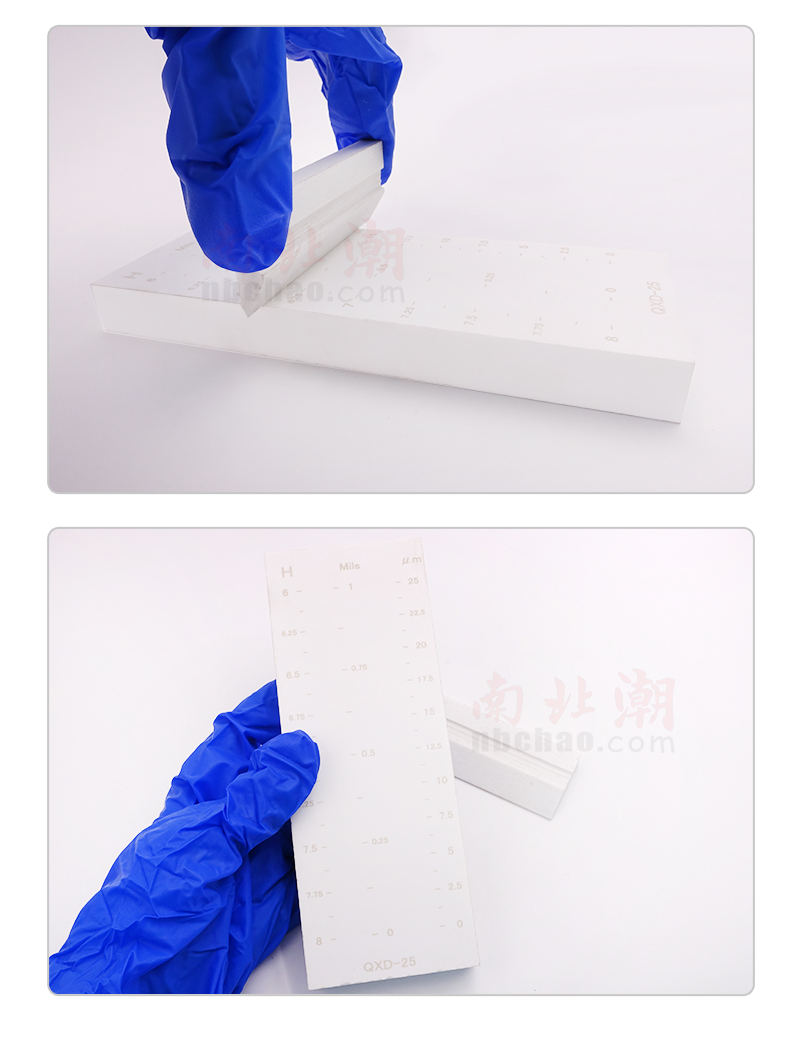 Chinese brand QXD-500 zirconia ceramic single groove fineness gauge details Figure 7