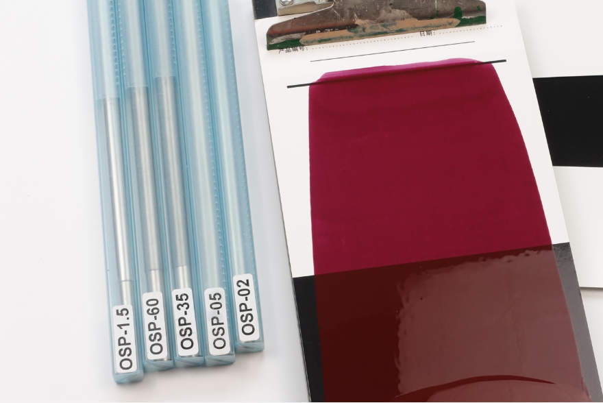 Experimental case of OSP wire Bar Coater in ink film making [Video attached] with picture 1