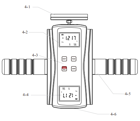 Duban DB25-204M Muscle Strength Tester Details Figure 1