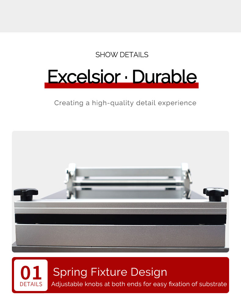 HUINUO TM3300/03 metering rod & drawdown blade heating vacuum adsorption Film Applicator Standard 3 wire rods Figure 7