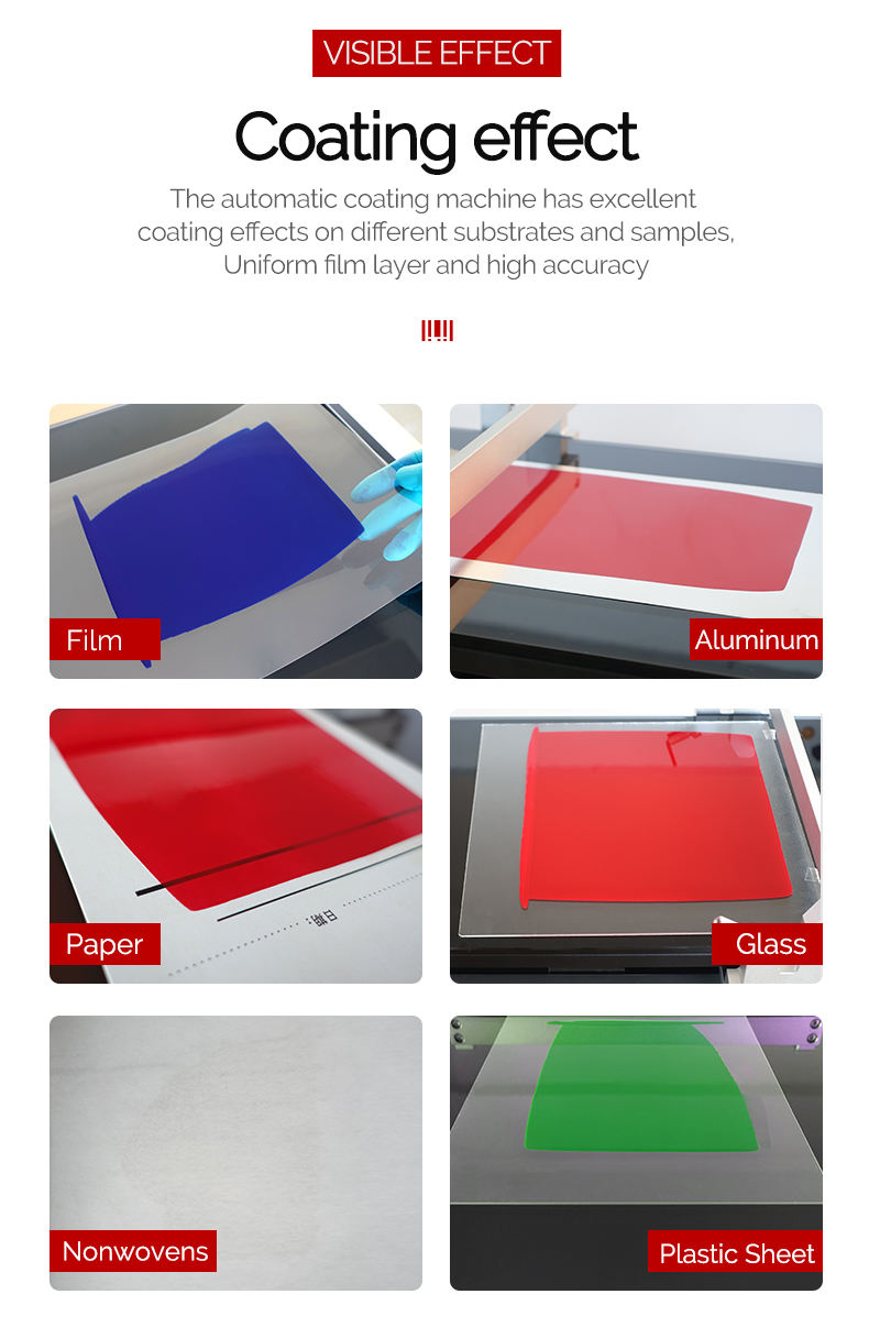 HUINUO TM3300/03 metering rod & drawdown blade heating vacuum adsorption Film Applicator Standard 3 wire rods Figure 10