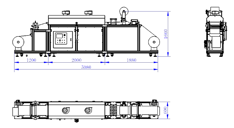 Domestic brand RGD-02/300CL automatic coating machine for medium test roll details Figure 1