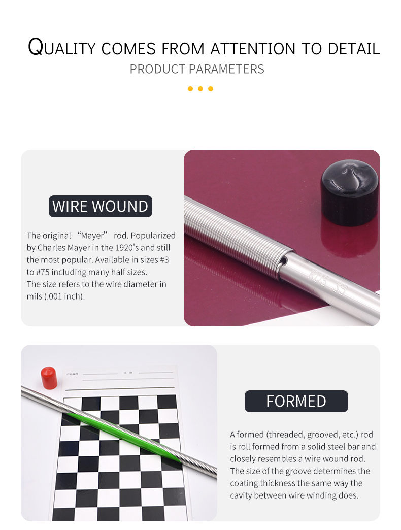 RDS 30 #1/2 "inks scraper film thickness 68.6μm Wire diameter 0.76mm Figure 8