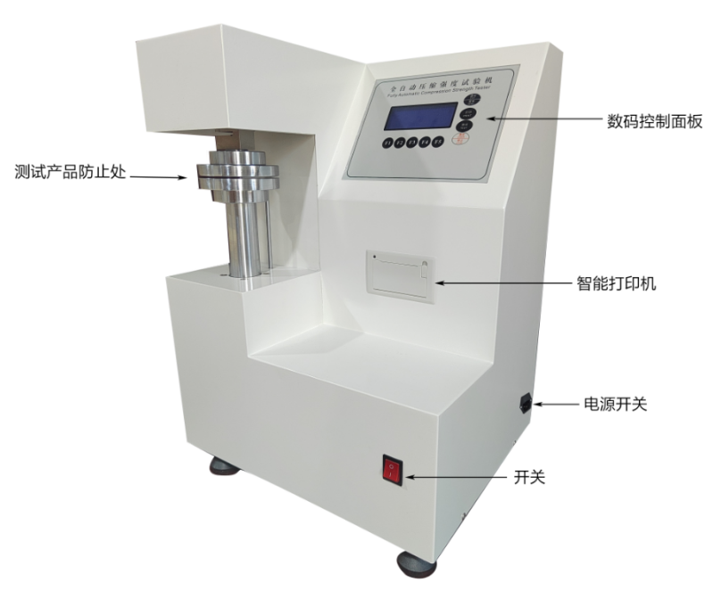 Patek Jushi LY-8503 Automatic Compressive Strength Testing Machine Cardboard Side Pressure Ring Compression Strength Tester Figure 1