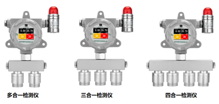 Guoyu Technology GY/VGD-200-4M-G(CH4/O2/CO/H2S) Online All-in-One Detector Details Figure 1