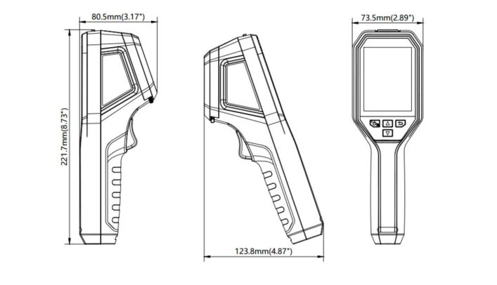 HIKVISION Handheld Thermal Imaging Camera HM-TP52+-3AQF/W-H11PRO+ Detail Figure 1