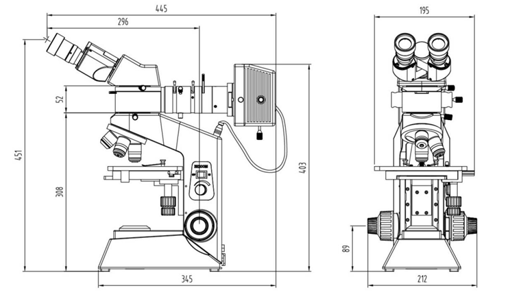 Details of the Zhongke Kerui BH200M-W computerized metallurgical microscope Figure 3