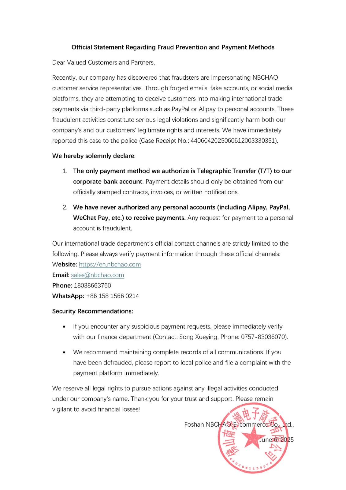 1749203042056042276.jpg Official Statement Regarding Fraud Prevention and Payment Methods.jpg