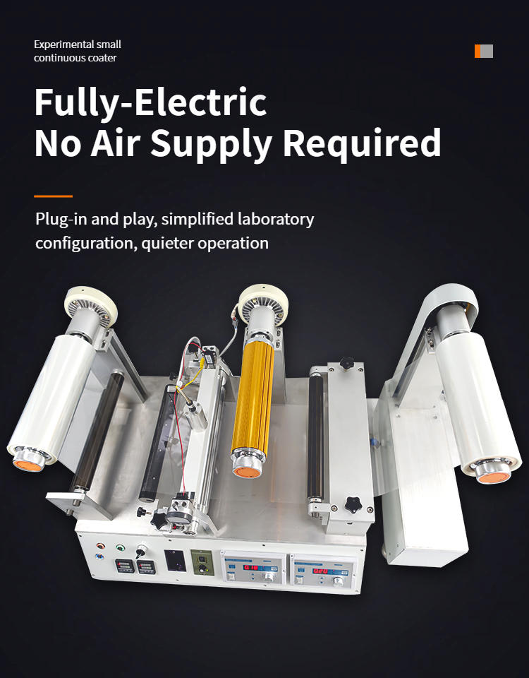HuiNuo JTM-300 Small continuous coater Roll-to-roll Film Applicator No air source required Figure 4