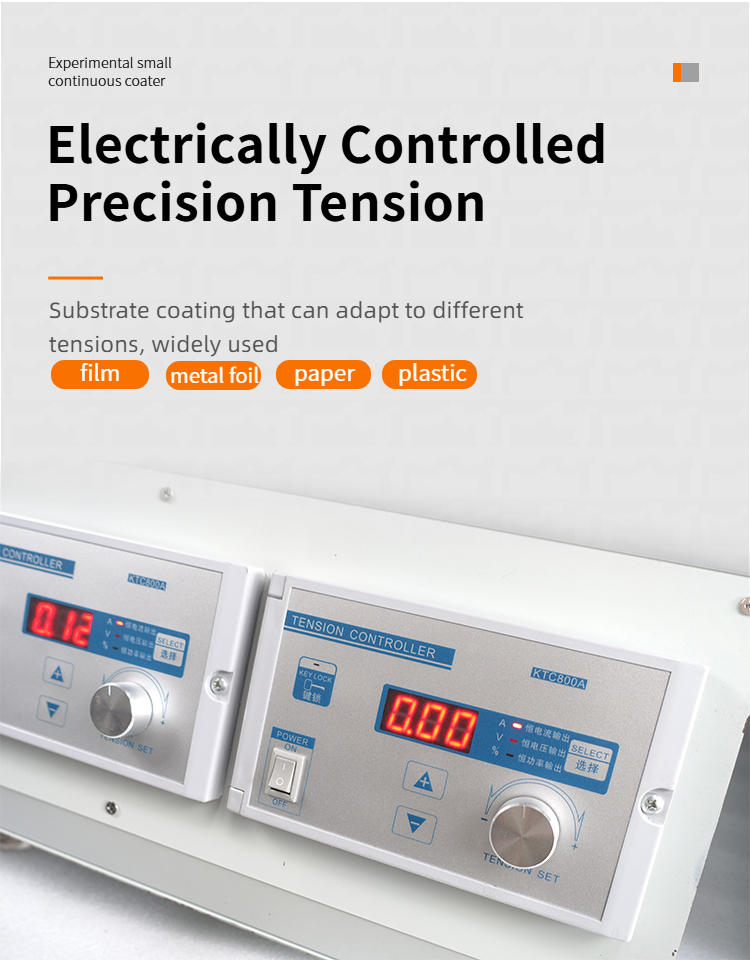 HuiNuo JTM-300 Small continuous coater Roll-to-roll Film Applicator No air source required Figure 5
