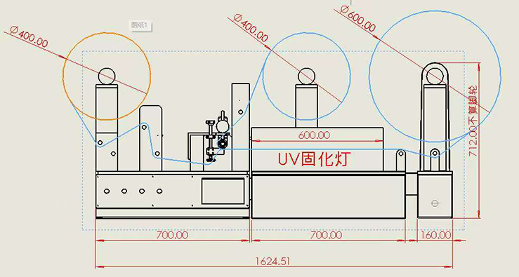 慧诺 JTM-300UV/0.6 小型连续涂布机(UV紫外固化)详情图1
