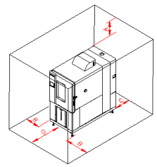 Details of Huitai GDT-150BH programmable high and low temperature humidity heat test chamber Figure 1