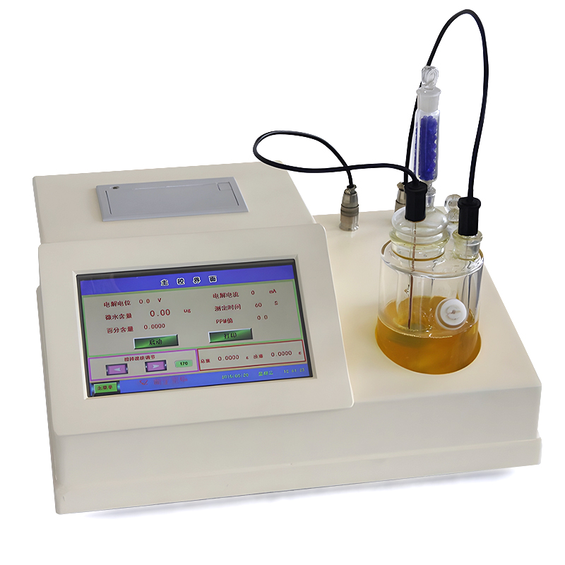 Karl Fischer moisture meter for measuring moisture content in alkyd ship paint. Figure 1