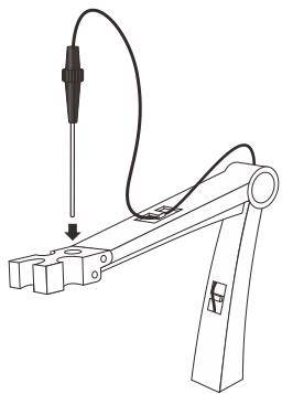 Temperature probe installation