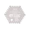 TQC SP4000 hexagonal WFT gauge, range: 20-370 microns, six-sided Wet film instrument