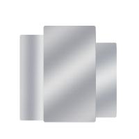 TROPHY /OTZ 25x150x0.28mm test tinplate, thickness 0.28mm rounded corners without punching