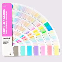 PANTONE GG1504C Pastel Color Card Neon Formula Guide 154 Pink Color 56 Neon Spot Colors