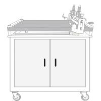 HuiNuo TM3000/12AFD drawdown Bar & blade coater (automatic feeding floor model) Effective film area 120 * 70cm