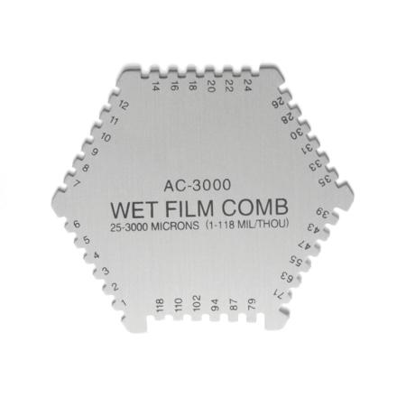 AMITTARI AC-3000 Hexagonal Wet Film Comb